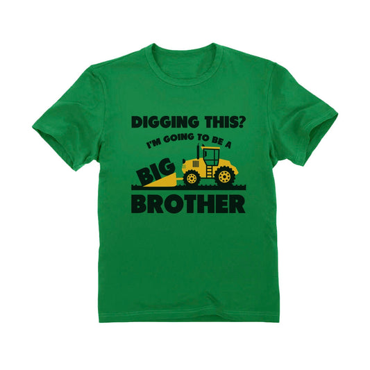 Going To Big A Brother Tractor Toddler Kids T-Shirt