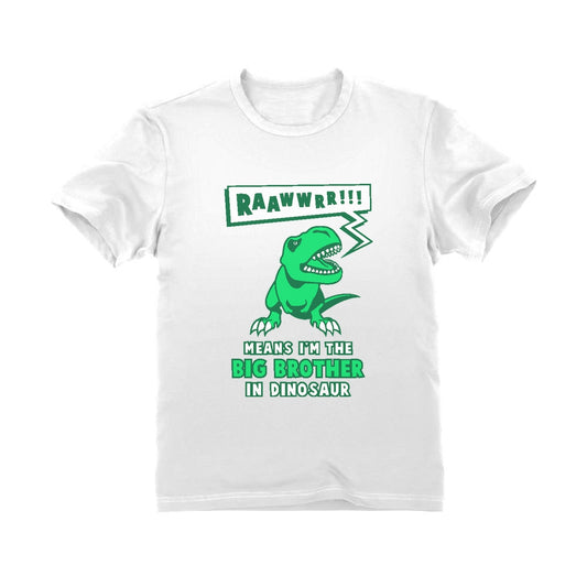 Big Brother In Dinosaur Toddler Kids T-Shirt